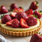 تارت توت فرنگی قهوه دورهمی