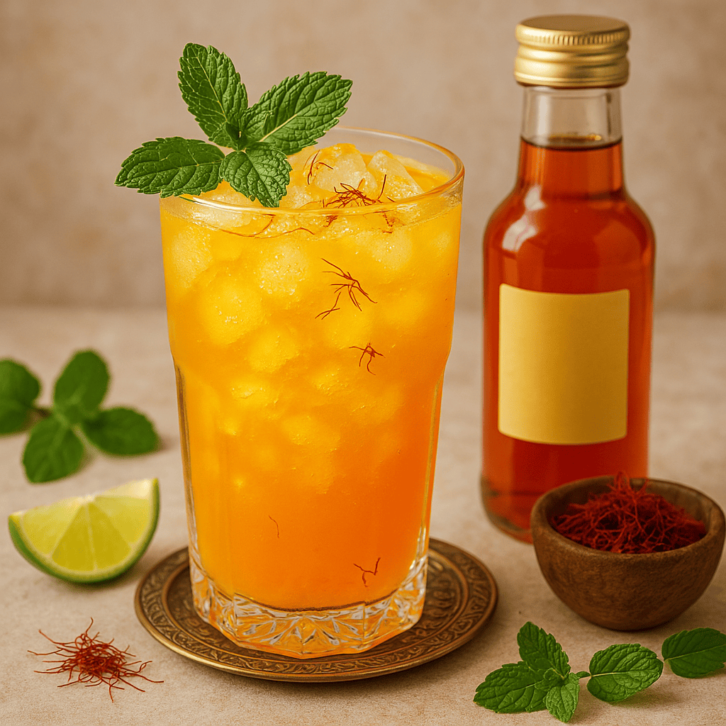 شربت زعفران قهوه دورهمی