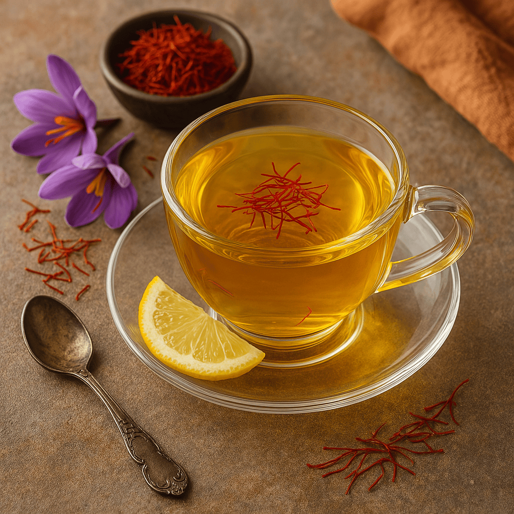چای زعفران قهوه دورهمی